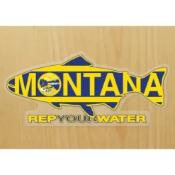 Rep Your Water Montana Flag Sticker - Your Premium Fishing Gear Store Rods Lines Baits Accessories* Shop All