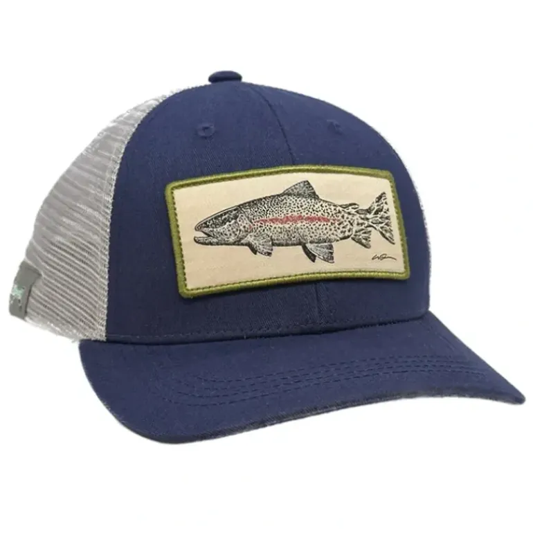 Rep Your Water Rainbow Snacks Trucker Lt Gray/Navy - Your Premium Fishing Gear Store Rods Lines Baits Accessories* Shop All