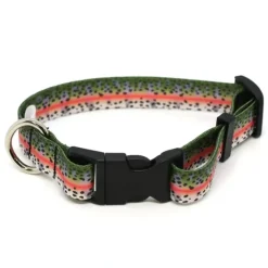 Rep Your Water Rainbow Trout Skin Dog Collar Large - Your Premium Fishing Gear Store Rods Lines Baits Accessories* Shop All