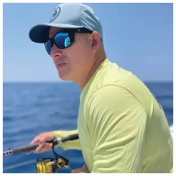 Rheos Sunglasses Coopers Side Shield Gunmetal Frame Gunmetal Lenses - Your Premium Fishing Gear Store Rods Lines Baits Accessories* Shop All