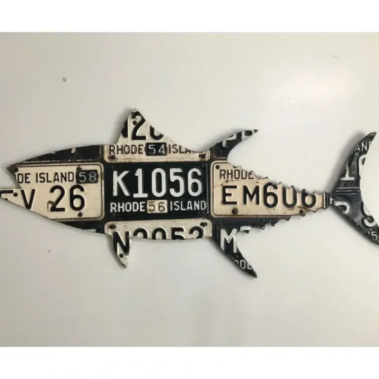 Rhode Island Tuna License Plate Art - Your Premium Fishing Gear Store Rods Lines Baits Accessories* Shop All