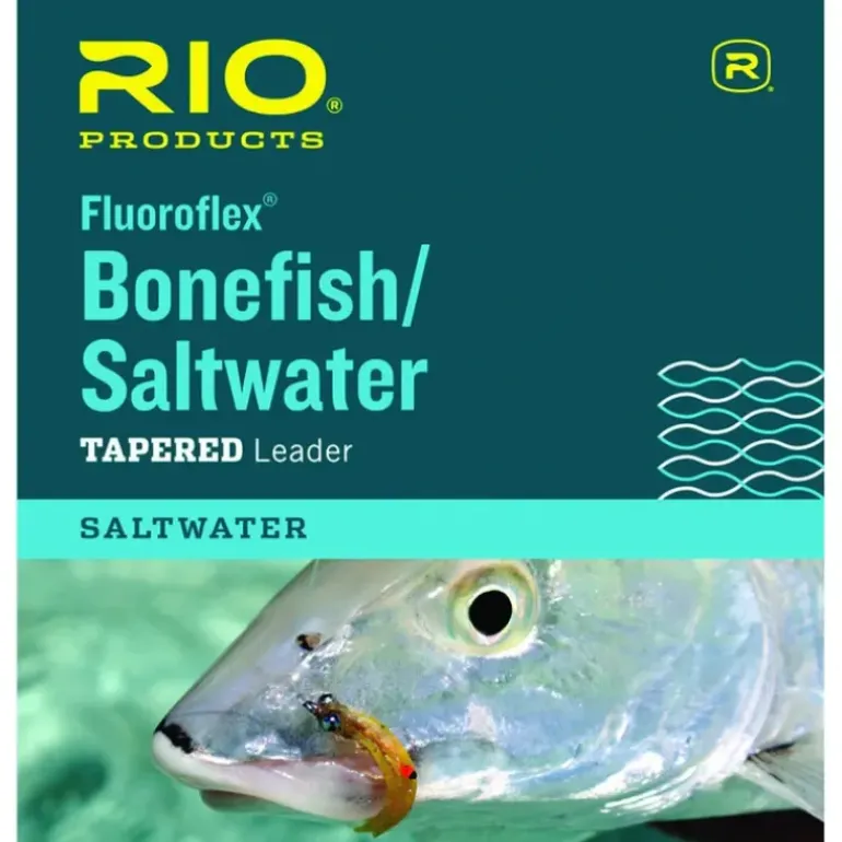 Rio Bonefish/Saltwater Fluoroflex Tapered Leaders - Your Premium Fishing Gear Store Rods Lines Baits Accessories* Shop All