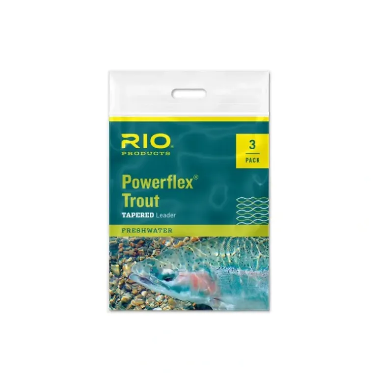 RIO Powerflex Trout Leader - 9 FT - Your Premium Fishing Gear Store Rods Lines Baits Accessories* Shop All
