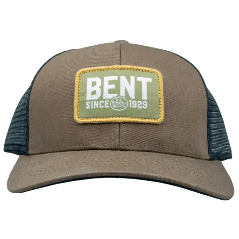 R. L. Winston Bent Espresso Trucker Hat - Your Premium Fishing Gear Store Rods Lines Baits Accessories* Rods