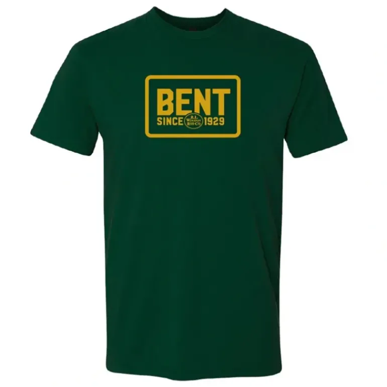 R.L. Winston Meant To Be Bent T-Shirt Green - Your Premium Fishing Gear Store Rods Lines Baits Accessories* Rods