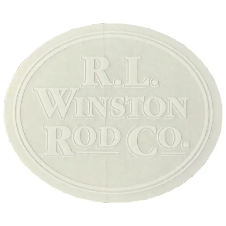 R.L. Winston Small Window Sticker 2" - Your Premium Fishing Gear Store Rods Lines Baits Accessories* Shop All