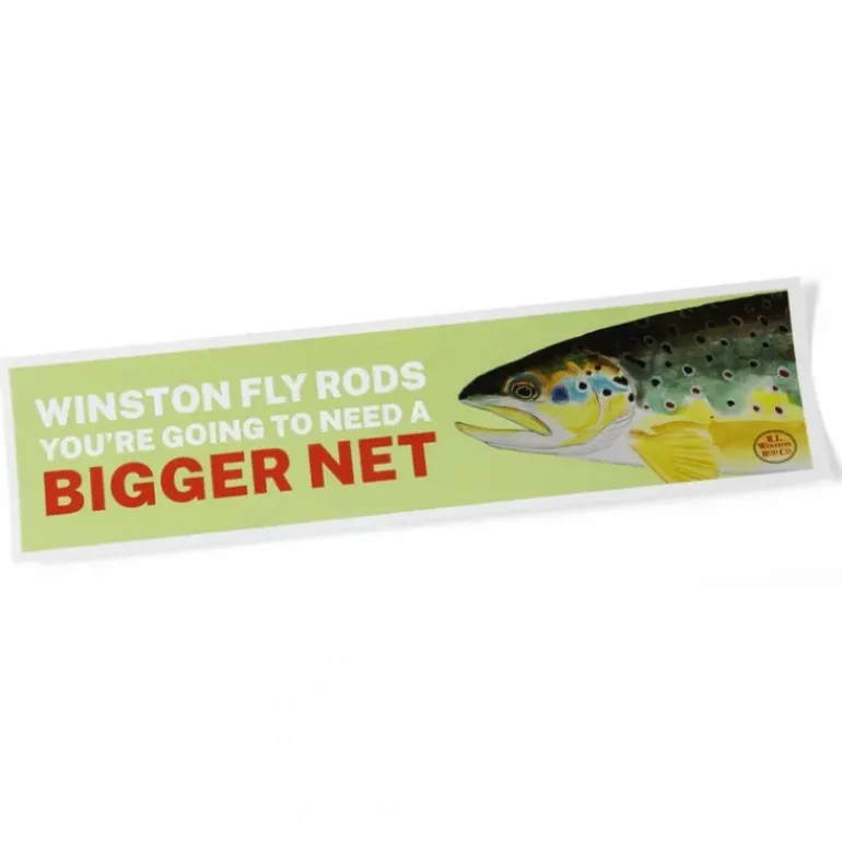 R.L. Winston Sticker Not Recommended Bumper Sticker - Your Premium Fishing Gear Store Rods Lines Baits Accessories* Shop All
