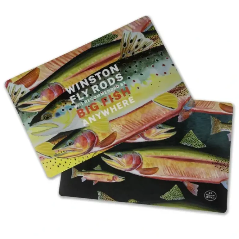 R.L. Winston Trout Mousepads "Not Recommended" - Your Premium Fishing Gear Store Rods Lines Baits Accessories* Shop All