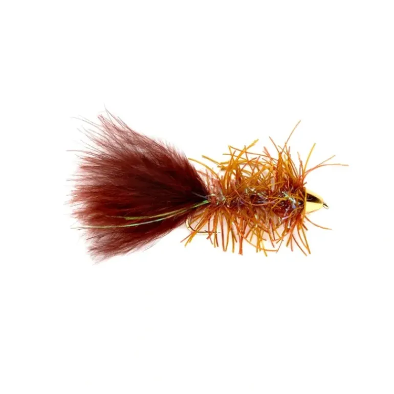 Rubber Bugger Conehead Brown - Your Premium Fishing Gear Store Rods Lines Baits Accessories* Fly Fishing