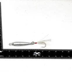 Run Off Lures Anchovy Bucktail Jig (2oz-4oz, Chrome) - Your Premium Fishing Gear Store Rods Lines Baits Accessories* Shop All