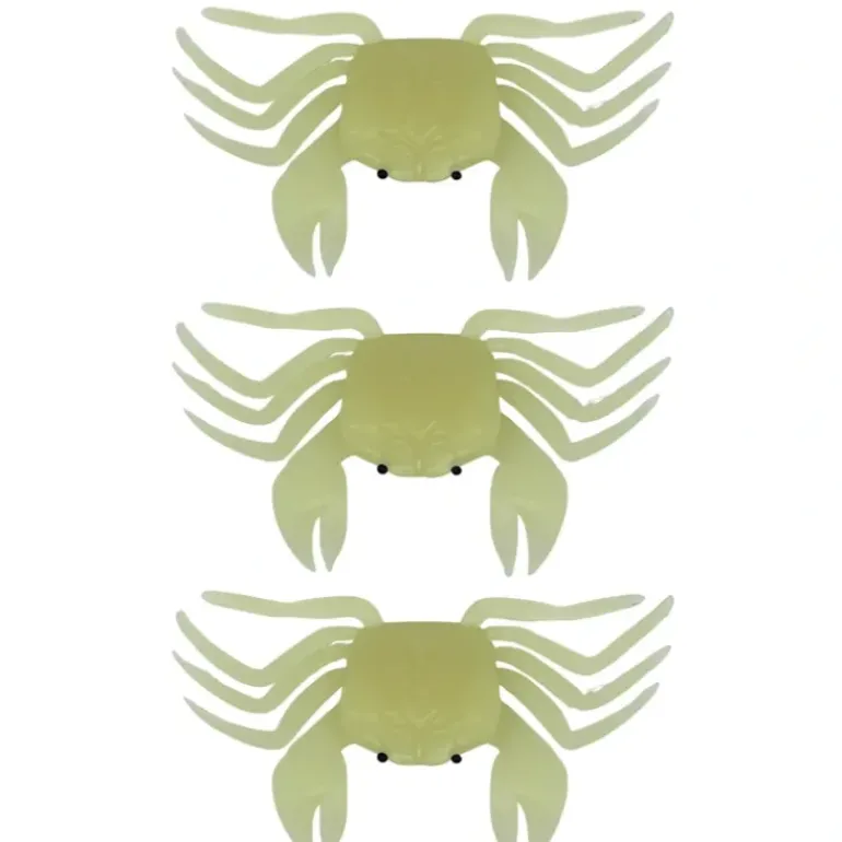 Run Off Lures Black Fish Candy Crab - Glow White - Your Premium Fishing Gear Store Rods Lines Baits Accessories* Shop All