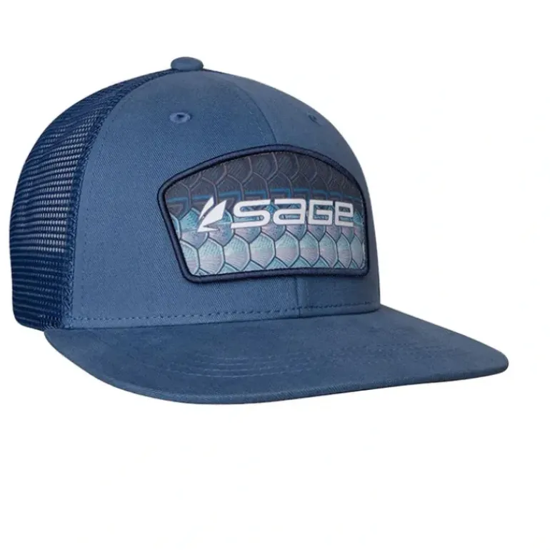 SAGE Patch Trucker Blue Tarpon - Your Premium Fishing Gear Store Rods Lines Baits Accessories* Shop All