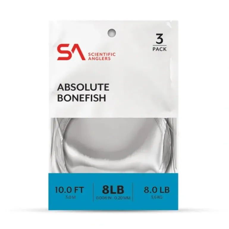 Scientific Anglers Absolute Bonefish Leader 10' 3-Pack - Your Premium Fishing Gear Store Rods Lines Baits Accessories* Shop All