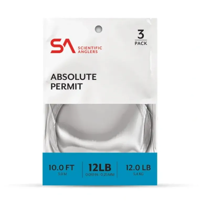 Scientific Anglers Absolute Permit Leader 10' 3-Pack - Your Premium Fishing Gear Store Rods Lines Baits Accessories* Shop All