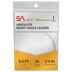 Scientific Anglers Absolute Right Angle Nymph Leader 9' 2x - Your Premium Fishing Gear Store Rods Lines Baits Accessories* Shop All