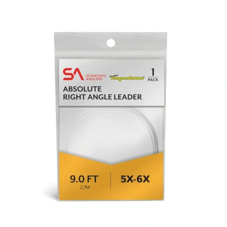Scientific Anglers Absolute Right Angle Nymph Leader 9' 3X - 4X - Your Premium Fishing Gear Store Rods Lines Baits Accessories* Shop All