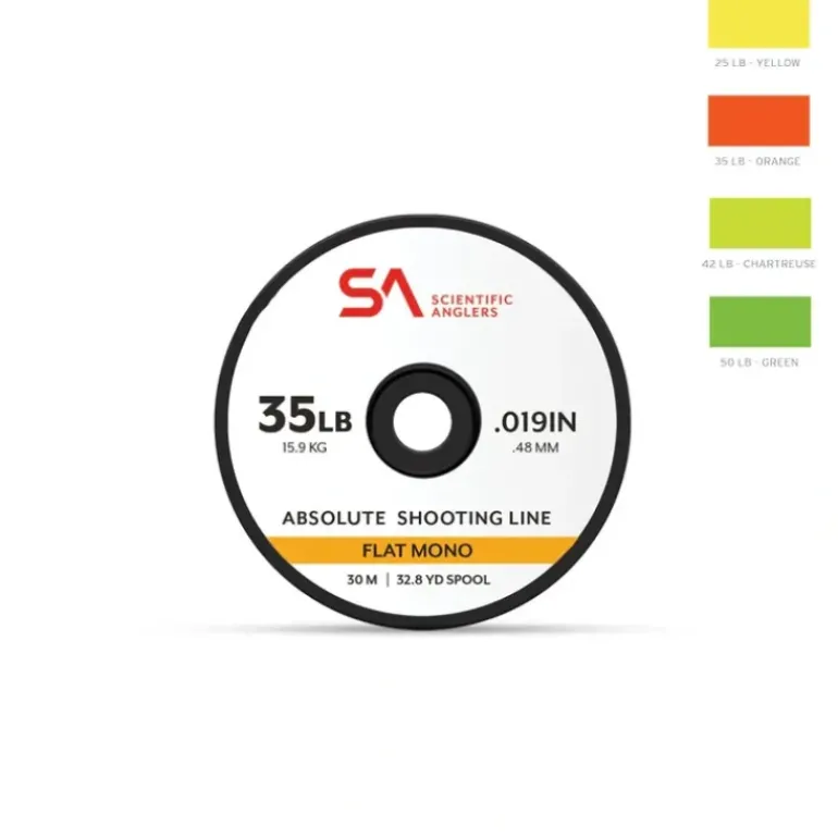 Scientific Anglers Absolute Shooting Line Flat - Your Premium Fishing Gear Store Rods Lines Baits Accessories* Fishing Line