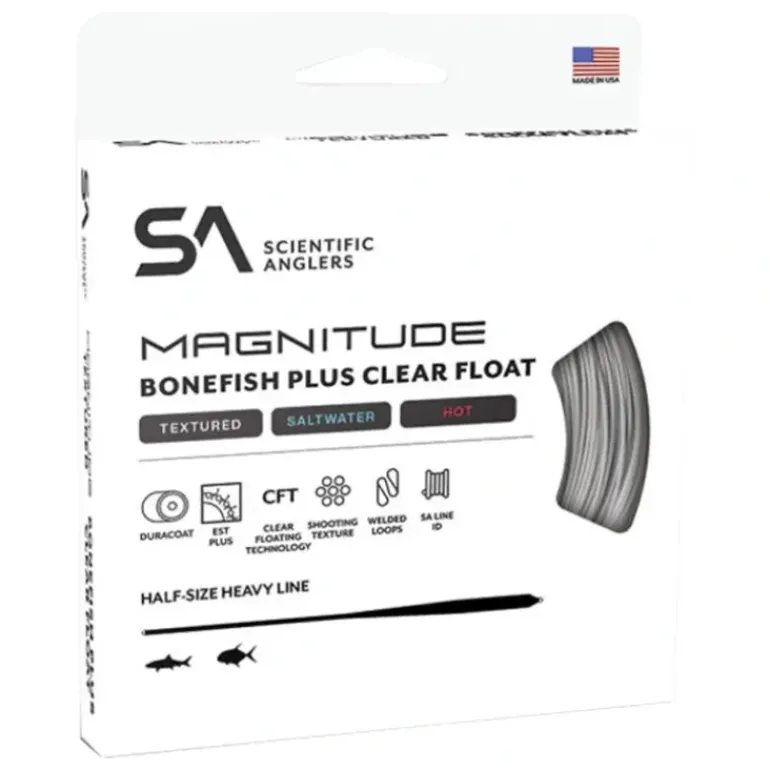 Scientific Anglers Magnitude Textured Bonefish Fly Line 10' Clear - Your Premium Fishing Gear Store Rods Lines Baits Accessories* Fishing Line