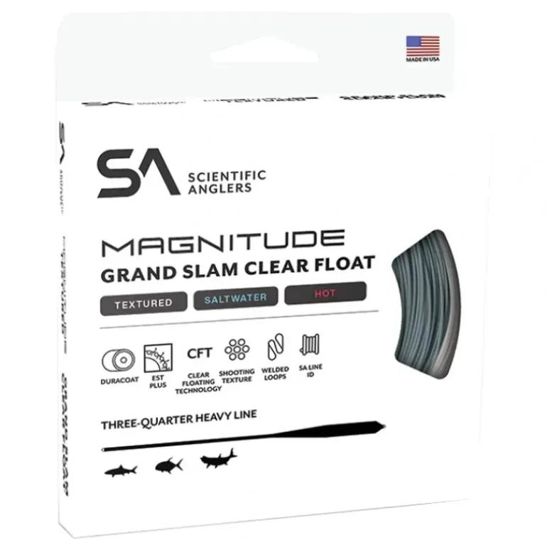 Scientific Anglers Magnitude Textured Grand Slam Fly Line Full Clear - Your Premium Fishing Gear Store Rods Lines Baits Accessories* Fishing Line