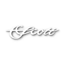 Scott Boat Sticker White - Your Premium Fishing Gear Store Rods Lines Baits Accessories* Shop All