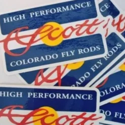 Scott Fly Rods Colorado Flag Sticker - Your Premium Fishing Gear Store Rods Lines Baits Accessories* Rods