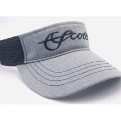 Scott Fly Rods Gray and Black Visor Black Script - Your Premium Fishing Gear Store Rods Lines Baits Accessories* Rods