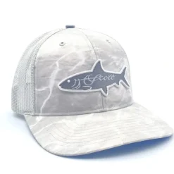 Scott Fly Rods Grey/White Water Camo with Bonefish Patch Hat - Your Premium Fishing Gear Store Rods Lines Baits Accessories* Rods