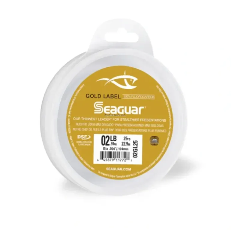 Seaguar Gold Label 100% Fluorocarbon Leader 2lb 25yd - Your Premium Fishing Gear Store Rods Lines Baits Accessories* Bait