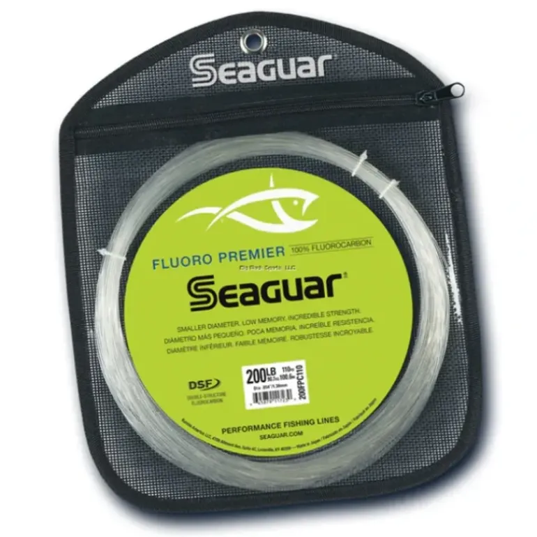 Seaguar Premier Big Game Fluorocarbon Leader Material 200lb 110yd - Your Premium Fishing Gear Store Rods Lines Baits Accessories* Shop All