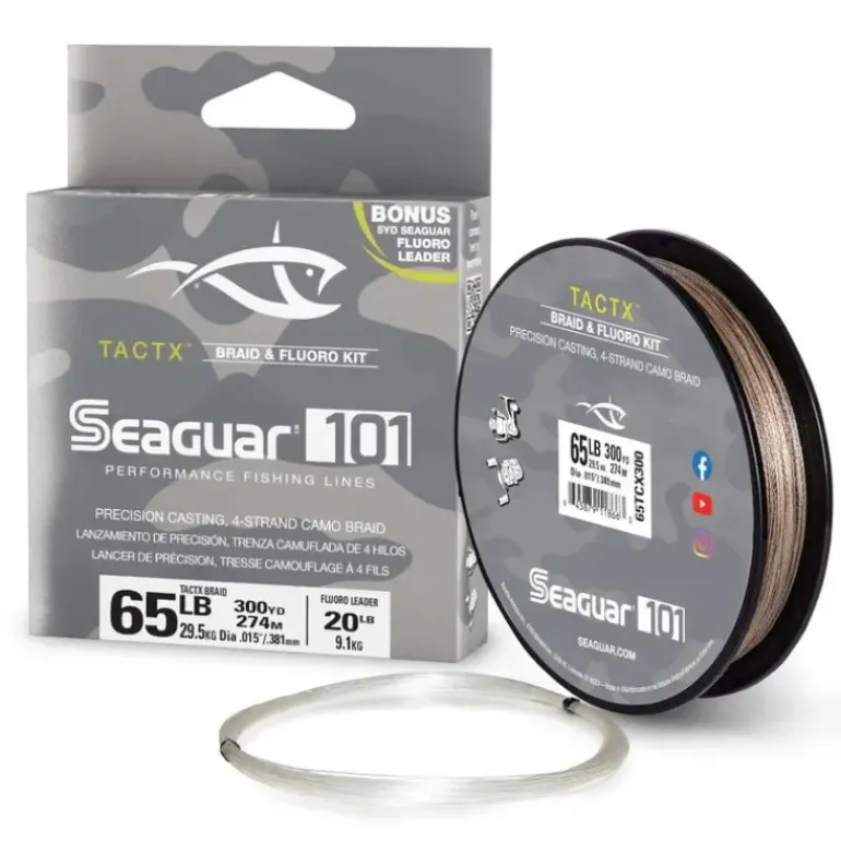 Seaguar TactX Camo Braided Line 300 Yards - Your Premium Fishing Gear Store Rods Lines Baits Accessories* Fishing Line