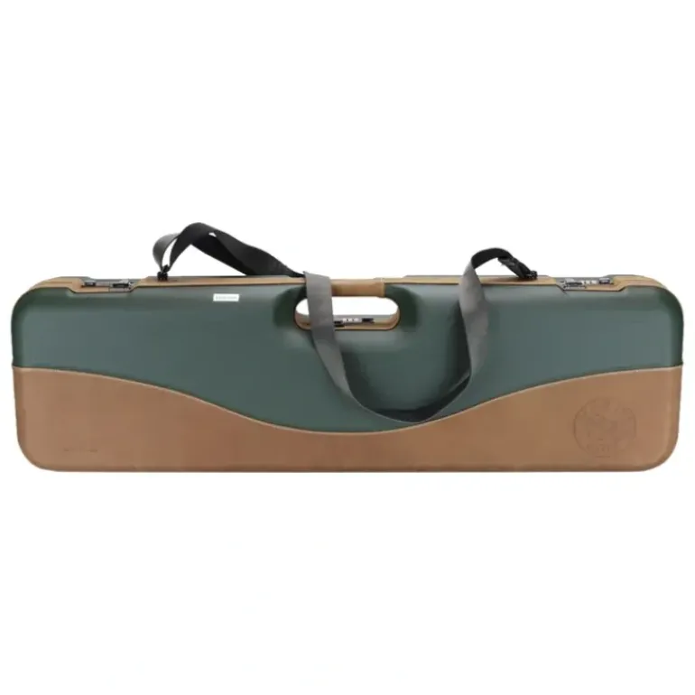 Sea Run Norfork Classic QR Expedition Fly Fishing Rod & Reel Travel Case Green/Leather/Tan with Shoulder Strap - Your Premium Fishing Gear Store Rods Lines Baits Accessories* Fishing Line