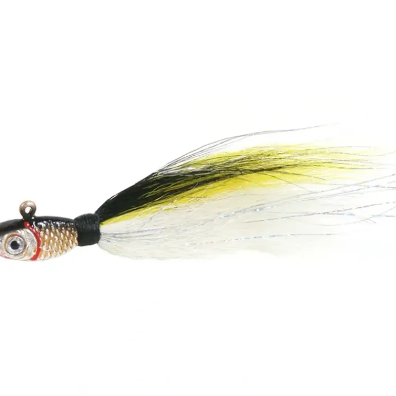 Sea Striker Bucktail Jig with Rattle and Grub Keeper - Your Premium Fishing Gear Store Rods Lines Baits Accessories* Shop All