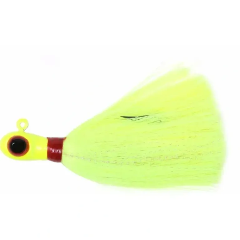 Sea Striker Bugeye Jig, 4 oz, Chartreuse Head/Chartreuse Tail - Your Premium Fishing Gear Store Rods Lines Baits Accessories* Shop All