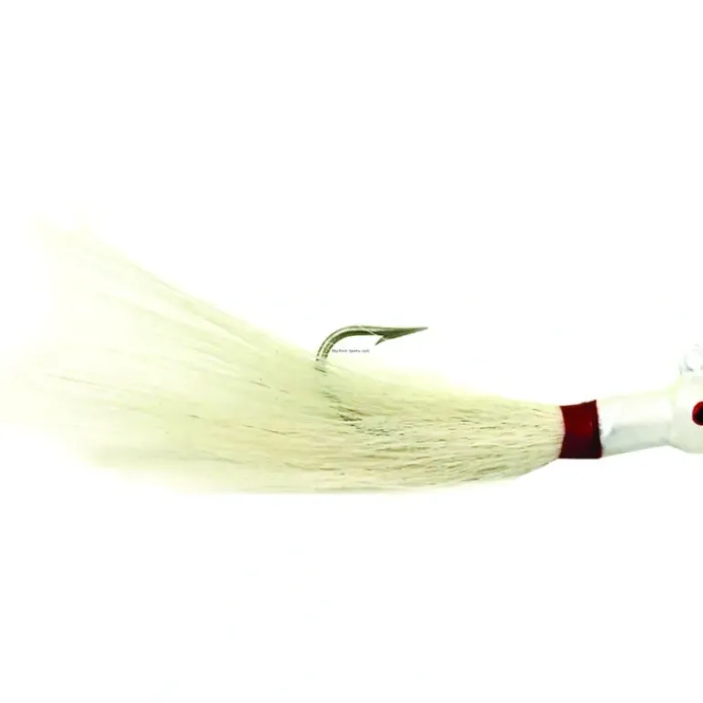 Sea Striker Popeye Bucktail Jig White 3/4 oz 6 pack - Your Premium Fishing Gear Store Rods Lines Baits Accessories* Shop All