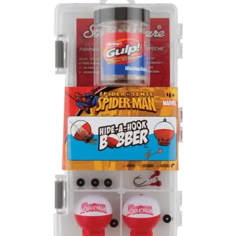Shakespeare Hide-A-Hook Spiderman Accessory Kit - Your Premium Fishing Gear Store Rods Lines Baits Accessories* Fishing Line
