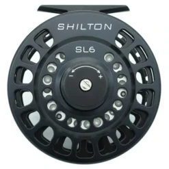 Shilton SL6 (9-10wt) Reel Black - Your Premium Fishing Gear Store Rods Lines Baits Accessories* Fishing Line