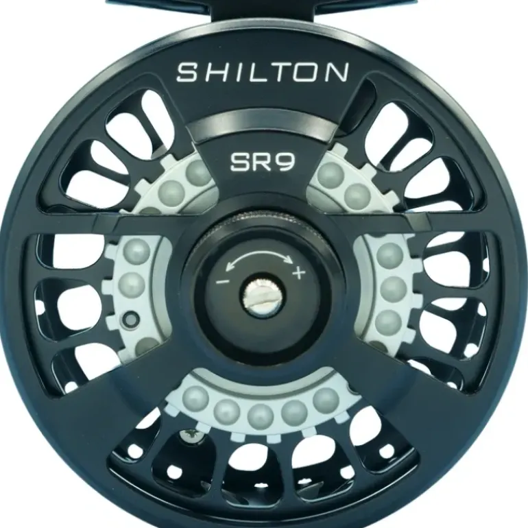 Shilton SR9 (8-9wt) Reel Black Right Hand - Your Premium Fishing Gear Store Rods Lines Baits Accessories* Fishing Line