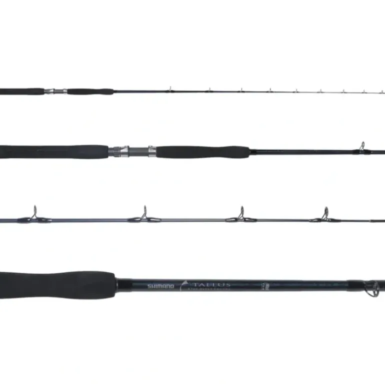 Shimano Tallus Trolling Slick Butt Roller Stripper Tip Ring Guided Rods - Your Premium Fishing Gear Store Rods Lines Baits Accessories* Fishing Line