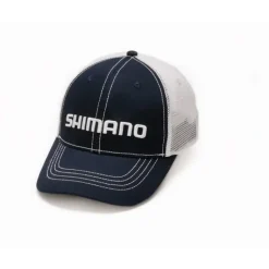 Shimano AHATSMOTCNV Smokey Trucker Cap Hat Navy - Your Premium Fishing Gear Store Rods Lines Baits Accessories* Shop All