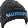 Shimano Embroidered Logo Heather Beanie, Knitted cap, One Size Fits Most,Gray - Your Premium Fishing Gear Store Rods Lines Baits Accessories* Shop All