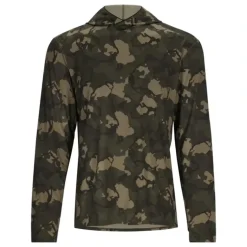 Simms Bugstopper SolarFlex Hoody Regiment Camo Olive Drab - Your Premium Fishing Gear Store Rods Lines Baits Accessories* Shop All