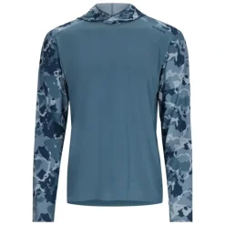 Simms Bugstopper SolarFlex Hoody Neptune/Regiment Camo Neptune - Your Premium Fishing Gear Store Rods Lines Baits Accessories* Shop All