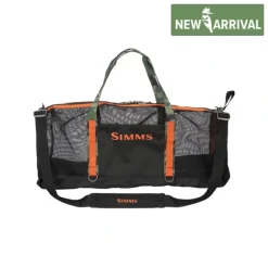 Simms Challenger Mesh Duffel 60L Black - Your Premium Fishing Gear Store Rods Lines Baits Accessories* Fishing Line