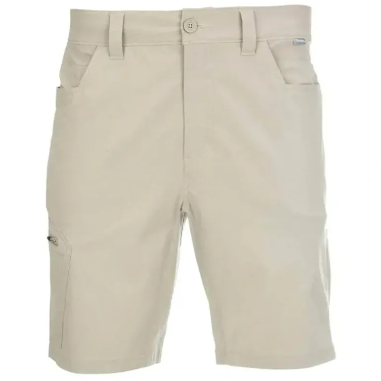 Simms Challenger Shorts - Khaki - Your Premium Fishing Gear Store Rods Lines Baits Accessories* Shop All