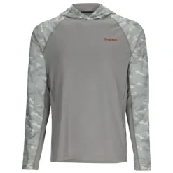 Simms Challenger Solar Hoody Cinder/Ghost Camo Sterling - Your Premium Fishing Gear Store Rods Lines Baits Accessories* Shop All