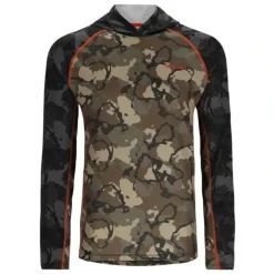 Simms Challenger Solar Hoody R Camo Olive Drab/R Camo Carbon - Your Premium Fishing Gear Store Rods Lines Baits Accessories* Shop All