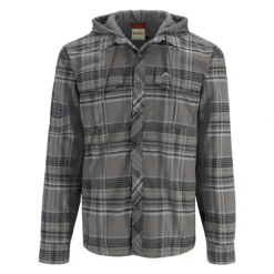 Simms Coldweather Hoody | Gunmetal Neo Plaid - Your Premium Fishing Gear Store Rods Lines Baits Accessories* Fishing Line