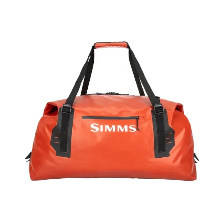 Simms Dry Creek Duffel Large 200L Simms Orange - Your Premium Fishing Gear Store Rods Lines Baits Accessories* Fishing Line