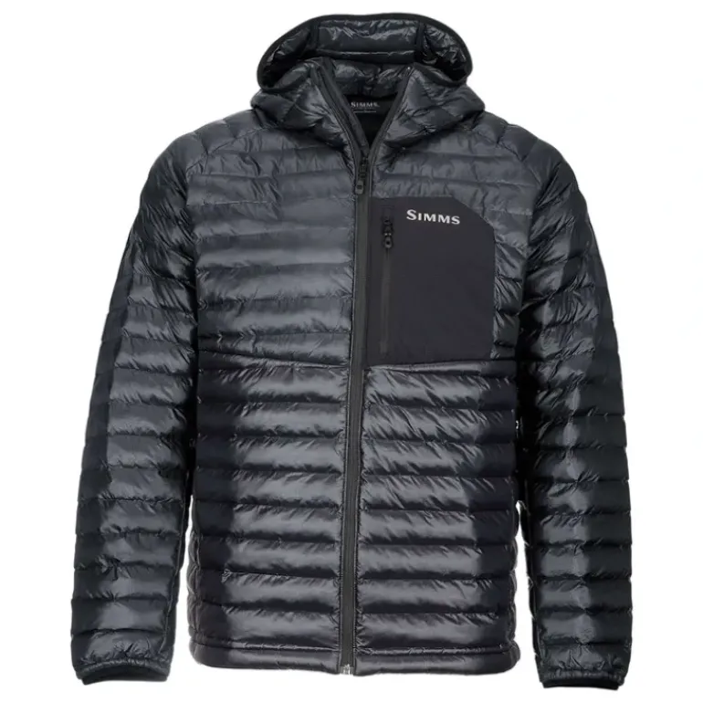 Simms Exstream Hooded Jacket - Black - Your Premium Fishing Gear Store Rods Lines Baits Accessories* Shop All