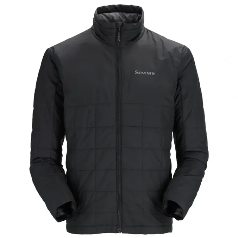 Simms Fall Run Collared Jacket Black - Your Premium Fishing Gear Store Rods Lines Baits Accessories* Shop All